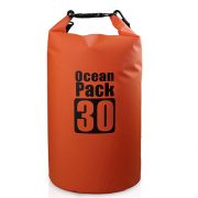 30L orange dry bag